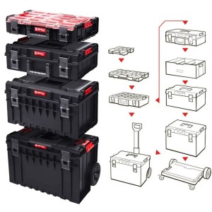 Ящик для инструментов Qbrick System ONE 200 2.0 Profi RED Ultra HD Custom