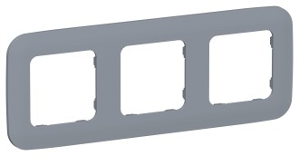 FLITE Рамка 3-местная РУ-3-А-ФлМ маренго IEK