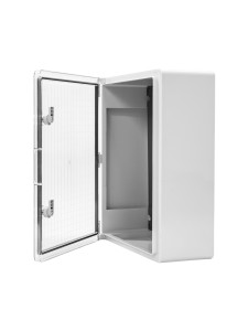 ПАНЕЛЬ ABS С ПЛАСТИКОВОЙ ПРОЗРАЧНОЙ КРЫШКОЙ 40X50X18