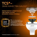 Лампа Gauss MR16 12V 5W 500lm 3000K GU5.3 LED 1/10/100