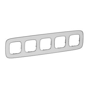 Valena Allure - Рамка 5 постов верт/гориз, зеркало