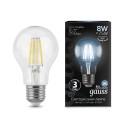 Лампа Gauss Filament А60 8W 780lm 4100К Е27 LED