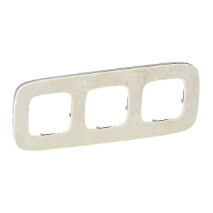 Valena Allure - Рамка 3 поста верт/гориз, дворцовый мрамор