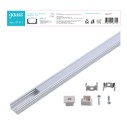 Профиль для ленты LED Gauss врезной гл 12mm - 2m 1/40