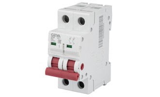 Выключатель нагрузки GYH8-2P-25, 2P, 25A, 12kA, 2M