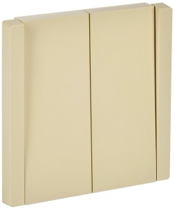 FORTE&PIANO Выключатель 2-клавишный перекрестный 10А FP409 ваниль IEK