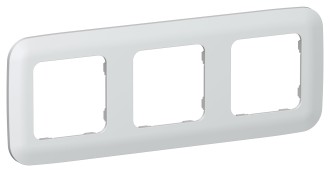 FLITE Рамка 3-местная РУ-3-А-ФлЖ жемчуг IEK