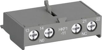 Блок-контакт фронтальный HKF1-11 для MS116...MS165, 1NO+1NC, 4А