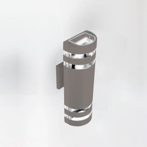 Фасадный светильник General GWL-2MR16-GU10-R-IP65 Графит с двойным боковым рассеивателем Потис