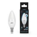 Лампа Gauss Свеча 6.5W 550lm 6500К E14 LED 1/10/100