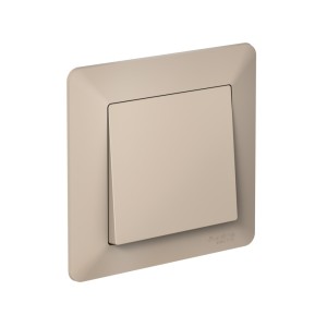 ATLASDESIGN AIR 1-постовая РАМКА, ПЕСОЧНЫЙ/дымчатый белый