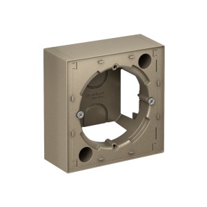 ATLASDESIGN КОРОБКА для наружного монтажа, ШАМПАНЬ