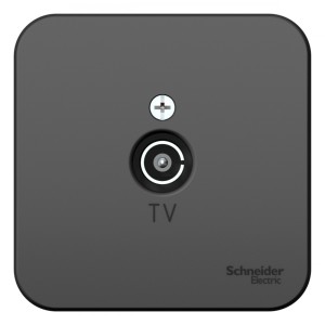 BLANCA О/У КОННЕКТОР ТВ, ИЗОЛ.ПЛ., АНТРАЦИТ