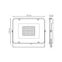 Прожектор светодиодный Gauss Elementary G2 150W 13500lm IP65 6500К черный 1/10