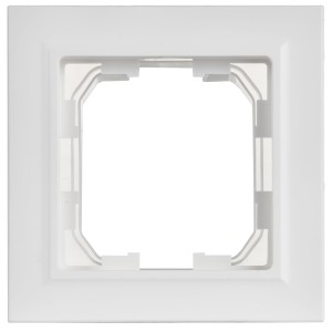BRITE Рамка 1-местная IP44 РУ-1-БрАБ-44 арктический белый IEK