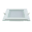 Светильник Gauss Glass кв 6W 450lm 3000K 185-265V IP20 монт 80х80 100*100*36 с дек стеклом LED 1/10/40