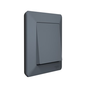 ATLASDESIGN AIR 1-постовая РАМКА, ГРИФЕЛЬ/дымчатый черный