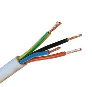 Провод ПВС 3х4,0+1х4,0 БЕЛЫЙ
