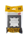 BRITE Рамка 1-местная IP44 РУ-1-БрС-44 сталь IEK