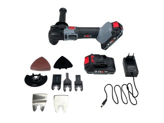 Аккумуляторный реноватор ProfiPower MKDTM-18V (2шт. 2.0Ач, 0-18000кол/мин., 4,0°. насадок 6шт, З/У, коробка) УЛУЧШЕННАЯ СЕРИЯ