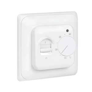Термостат для теплых полов механический белый 16 A 230В EKF
