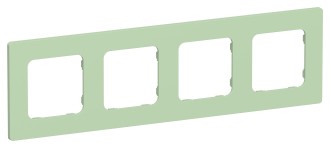 FLITE Рамка 4-местная РУ-4-К-ФлФ фисташковый IEK