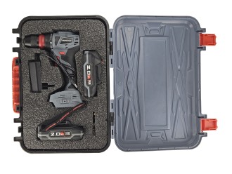 Аккумуляторный бесщеточный шуруповерт MKBL-18BM (Li-ion-2шт, 18В-2.0Ач, съемный патрон, З/У, 0,8-10мм, кейс)