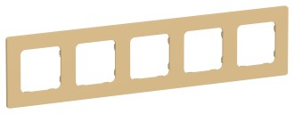 FLITE Рамка 5-местная РУ-5-К-ФлШм шамуа IEK