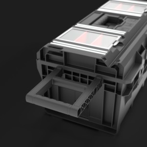 Ящик для инструментов Qbrick System ONE Longer Technik,черный