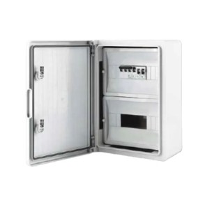 Корпус пластиковый КМПн-42 (3х14) 350х500х190 серая непрозрачная дверь IP65 DEKRON