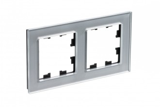 ATLASDESIGN NATURE 2-постовая РАМКА, ОРГАНИЧЕСКОЕ СТЕКЛО АЛЮМИНИЙ