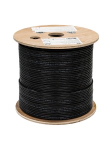 ITK Витая пара U/UTP кат.5E 4х2х24AWG solid LDPE черный (305м)