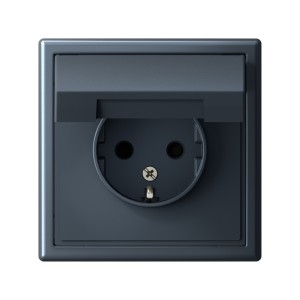 ARTGALLERY РОЗЕТКА с заземл. со шторк. с крышкой, 16А, IP20, механизм, ГРИФЕЛЬ