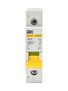 KARAT Выключатель нагрузки (мини-рубильник) ВН-32 1P 40А IEK