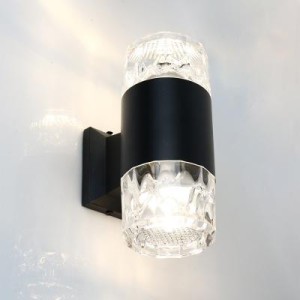 Фасадный светильник General GWL-2MR16-GU10-R-IP65 Черный Фрозен