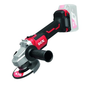 Машина шлифовальная аккумуляторная угловая бесщеточная DCK KDSM03-125, 18В, 125мм, 2*5а/ч, кейс.