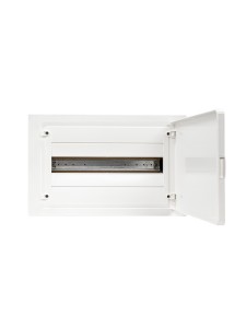 Щит скрытой установки 18 мест, винтовые клеммы, (257х426х72), IP-40 // Hager - Golf (Белая дверь)