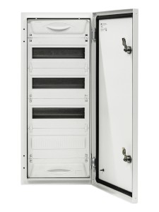 TITAN 5 Корпус металлический ЩРн-48 (1х48) 710х310х140мм IP54 белый (одна дверь) IEK