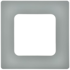 FLITE Рамка 1-местная РУ-1-К-ФлС серый IEK