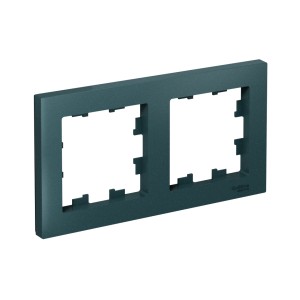 ATLASDESIGN 2-постовая РАМКА, универсальная, ИЗУМРУД