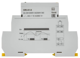 Реле контроля тока ORI 0,8-8А 24-240В AC/24В DC IEK