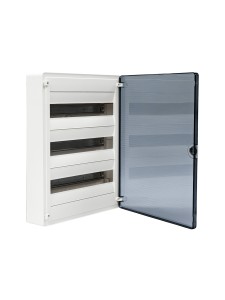 Щит открытой установки 54 места, винтовые клеммы, (500х390х99), IP-40 // Hager - Golf (Прозрачная матовая дверь)