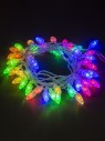 Гирлянда светодиодная "Шишки" 50LED, 5м, 8 режимов, многоцвет., прозр. шнур, 250 В, TDM