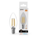 Лампа Gauss Filament Elementary Свеча 8W 510lm 2700К Е14 LED