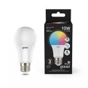 Лампа Gauss A60 10W E27 RGBW+димирование LED 1/50