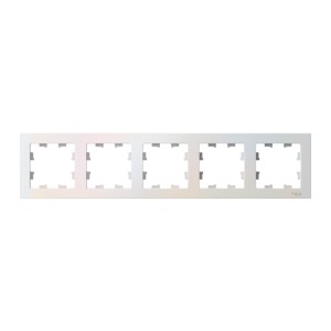 ATLASDESIGN 5-постовая РАМКА, универсальная, ЖЕМЧУГ