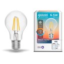 Лампа Gauss Smart Home Filament А60 6,5W 806lm 2000-6500К E27 изм.цвет.темп.+дим. LED 1/10/40