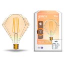 Лампа Gauss Smart Home Filament Diamond 7W 740lm 2500К E27 диммируемая LED 1/40