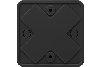 Коробка распаячная КР 75х75х20 ОП черная,IP40,инд.штрихкодTDM