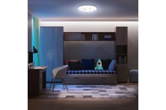 Светильник светодиодный Gauss, накладной, 380x63, 24Вт, 1560Лм, IP20, 4000K, круглый (космос),1/10.